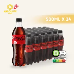 COKE Original Taste 500ML X 24 (BOTTLE) | Lazada Singapore