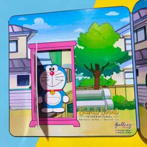 0DORAEMON ROOM (SUDAH di SUSUN) Paper Doll Mainan anak Edukasi LAMINASI ANTI AIR