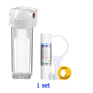 10-Inch Transparent Filter Bottle  4-Point Copper Thread