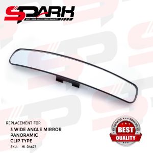 Car Panoramic Mirror Interior Mirror Wide Angle Three 3 Way Mirror Car Truck Trailer Jeepney Van