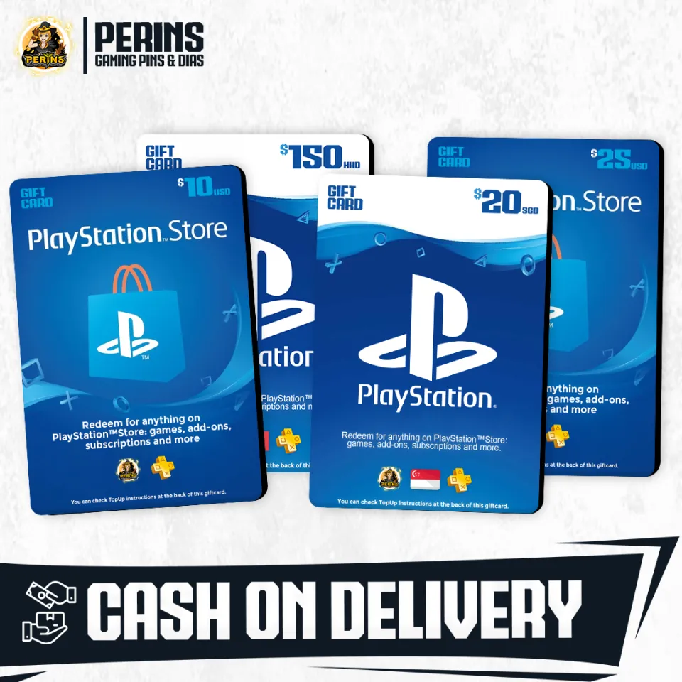 Playstation Network Cards with Free Stickers! (US$ HKD$ SGD$) Psn Cards  With Stickers - Lazada | Lazada PH