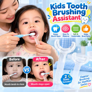 Kids Toothbrush U Shaped Toothbrush Soft Silicone Toddler Training Toothbrush Baby Toothbrush Oral Care Teeth Cleaning Helper