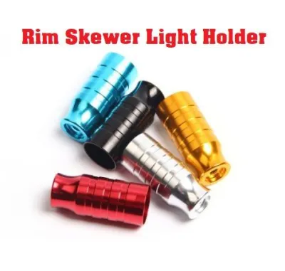 [SG SELLER] Light Skewer Holder Bicycle Quick Release Light Lamp Mount Holder for Bike Wheel Hub Accessories