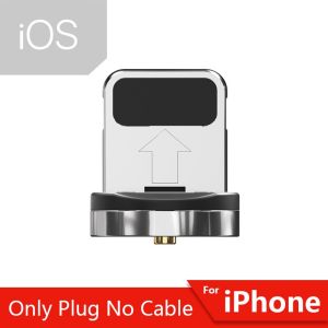 Zeallion Cáp Điện Thoại Di Động Cáp Từ Tính Xoay 540 Cáp Sạc Nam Châm USB-C Cáp Micro USB Type C Cho iPhone Xiaomi Samsung Huawei