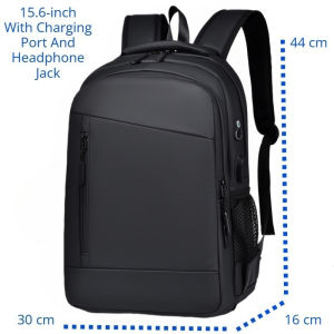 Waterproof Backpack With USB Charging Port Lightweight Backpack Business Bagpack For Men 44x30x16cm