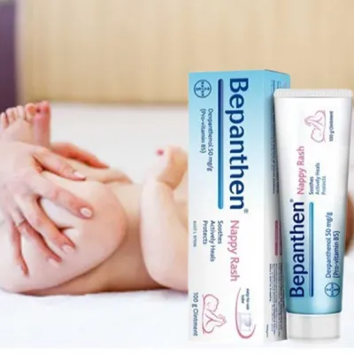 100g Bepanthen Baby Diaper Rash Cream (Made in Germany) – Bayer Healing Ointment for Sensitive Skin & Baby Bottom Care