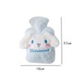 Plush Hot Water Bag Cinnamoroll Plus Velvet Thickened Explosion-Proof Hot Water Bag Large Hand Warmer Cartoon Plush Hand Feet Warmer Bag for Period Pain Relieve. 