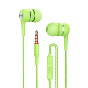 BOKEWU Sports Earphone Wired Super Bass 3.5mm Crack Colorful Headset Earbud With Mic Hands-Free for Xiaomi Samsung iPhone Computer