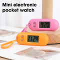 🔥Silent Luminous ABS Digital Electronic Clock Student Exam Study Library Pocket Watch Green Backlight LCD Display Mini Portable. 