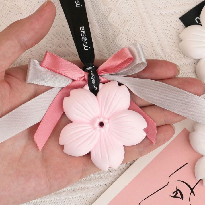 DXSFV Car Freshener White Flower Car Freshener Cherry Beautiful Car ...