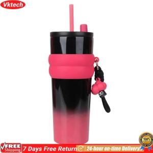 【Ready】【Vktech】 700ml Sports Water Bottle 304 Stainless Steel Portable Space Kettle Leak Proof Large Capacity Water Cups for Home Office