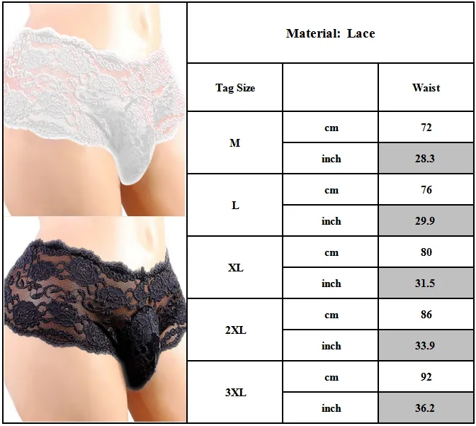 Kraiefs Sexy Womens Ladies Lace French Knickers Boxers Panties