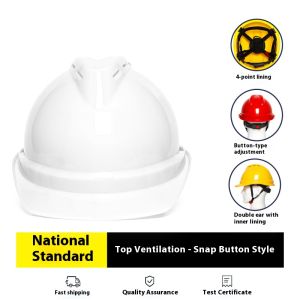 Safety helmet reinforced construction safety helmet for preventing falls breathable safety cap for construction work