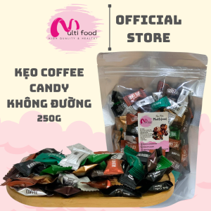 Kẹo Coffee Candy Đài Loan Không Đường Túi 250g MULTIFOOD