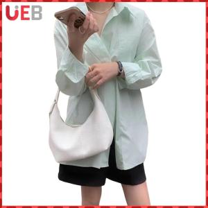 PU Shoulder Bag Solid Color Underarm Bags Top Handle Handbag for Women Ladies Work Travel Commuting