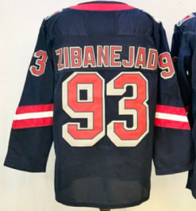 Mens New York Ice Hockey Jerseys  73 Matt Rempe 31 Igor Shesterkin 20 Chris Kreider 93 Mika Zibanejad 23 Adam and Fox