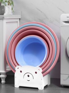 Waterproof Storage Cabinet Toilet Storage Toilet Rack Bathroom Rack Bathroom Floor Basin Storage Storage Box Storage Artifact