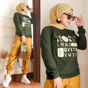 FEMESHOPA-SETELAN WANITA SETELAN TRAINING SETELAN TERBARU-FN SET CARGO WORDING