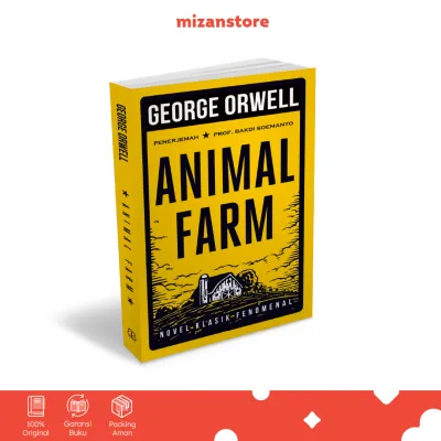 Buku Animal Farm (New) - George Orwell | Novel Klasik Terjemahan Indonesia
