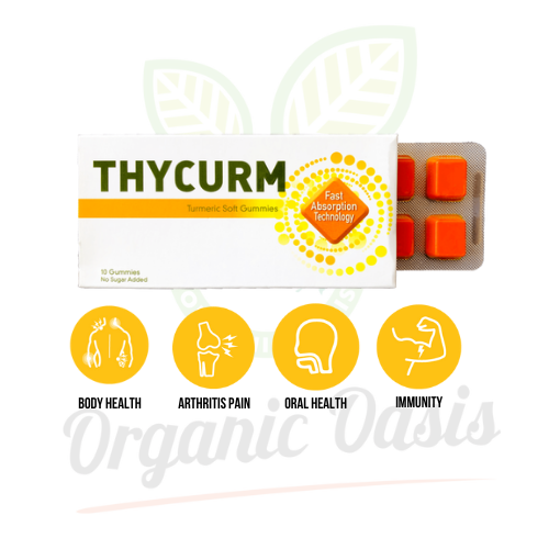 Thycurm 10's x 1 box (Turmeric Soft Gummies) EXP Oct/2025 (Halal) Lazada
