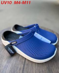 Crocs LiteRide Clog สีน้ำเงินดำพื่นขาว รองเท้าใส่สวย ใช่ดีใช่ทน ทันสมัย กำลังฮิต ใส่เที่ยวทะเล/เล่นน้ำ เบานุ่มสบาย คลายปวด