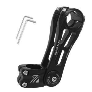 BUCKLOS Adjustable Bicycle Stem 80 Degree 90-145mm MTB Power Stem 31.8mm Handlebar Table BMX Road Bike Riser Stem Variable