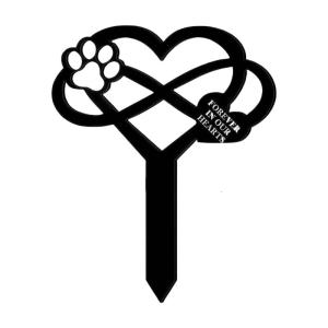 Pet Dog Cats Memorial Grave Plaque Acrylic Stake for Pet Loss Comfort Gift Garden Decors Pet Memorial Gift Photo Props