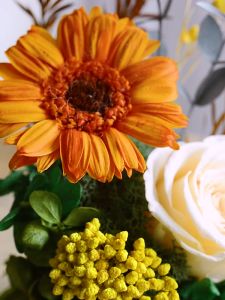 Seangel Real flowers Immortal Sunflower for DIY Mothers Day Valentines Day Wedding Gift Apartment Room Home Ornament Decor