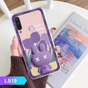 Ốp lưng điện thoại Vsmart Joy 3 / Joy3 hình chú thỏ hiệu ứng 3D nền hoa ốp thời trang đáng yêu dễ thương Phụ Kiện Việt ốp lưng giá rẻ
