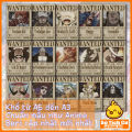 Tờ Poster Lệnh Truy Nã Team Mũ Rơm Onepiece - Wanted Poster One Piece Đảo Hải Tặc Bóc Dán MSP: TeamWanted. 