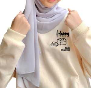 HAPPY SAKE SOMEONE Oversize Oblong Sweater Wanita Terbaru