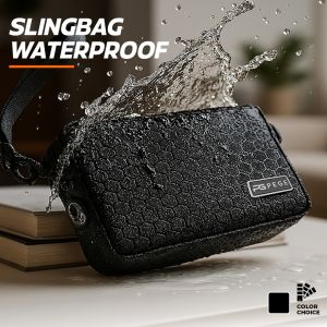 Tas Selempang Clutchbag Original PEGE Carrol Handbag Tas Tangan Pria Wanita 3in1 Waterproof - PG 9123