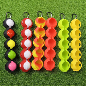 Portable Golf Ball Protective Cover Golf Ball Holder Golf Balls Silicone Sleeve Sports Golf Training Accessories Gift