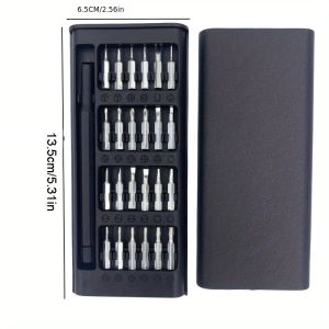25 in 1 Precision Screwdriver Set Magnetic Hex Phillips Torx Bits for Repair and Dismantling