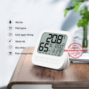 Nhiệt Ẩm Kế Điện Tử Đa Năng 6 Trong 1 Đo Nhiệt Độ Và Độ Ẩm Phòng Ngủ Cho Bé Bảo Hành 6 Tháng