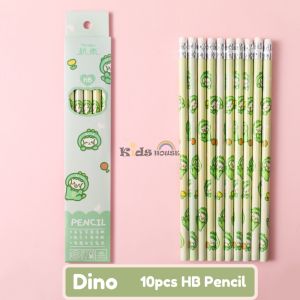 10pcs HB Pencil with Eraser Cute Pencil Gift Set for Kids