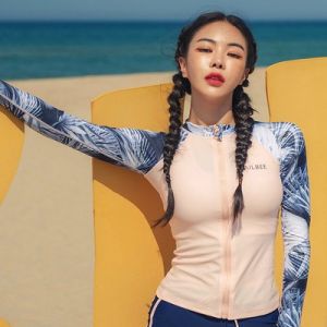 SAILBEE New Split Sunscreen Long Sleeve Conservative Quick Drying SWIMSUIT SET N123