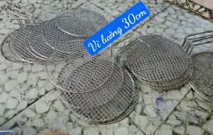 VỈ NƯỚNG Inox BẾP THAN ÂM BÀN