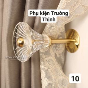 Núm vén rèm cao cấp đồng thau - Hàng loại 1