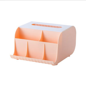 🔷ส่งด่วน🔷 กล่องใส่กระดาษทิชชู่ พร้อมช่องใส่ของอเนกประสงค์