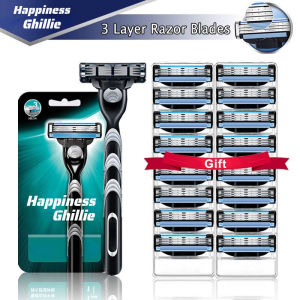 ใบมีดโกนคุณภาพสูง ใบมีดโกนที่ใช้งานร่วมกันได้สำหรับมีดโกนหนวดเครา ใบมีดตัดแต่งหนวดสำหรับมีดโกนชาย