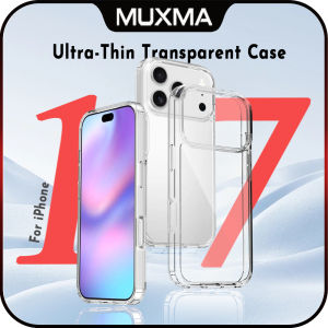 Muxma Airbag TPU Compatible For Apple iPhone Case Cover 17 ProMax 17 Air 16 16e 15 14 13 12 Plus Pro Max shockproof 11 Pro Xs Max X XR 8 7 6 6s plus mini