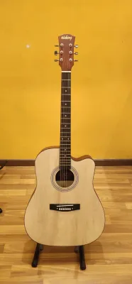 Aisheng Acoustic Guitar for Beginner Natural Colour Cutaway Shape 41Inch
