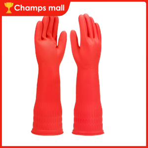 1Pair Rubber Household Gloves Kitchen Washing Gloves Kitchen Accessories Dishwashing Gloves