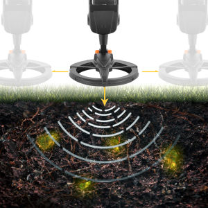 Máy dò kim loại kỹ thuật số yieryi với màn hình LCD-Lý tưởng cho việc khám phá bãi biển và kho báu của trẻ em