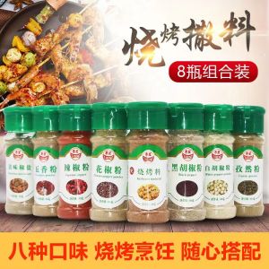 BBQ seasonings cumin powder chili powder white pepper flower pepper black pepper pepper salt powder fragrant 烧烤调味料