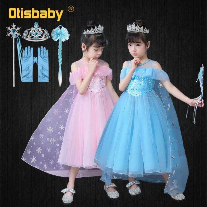 Baju anak sale princess elsa frozen