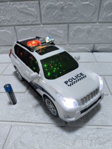 BIG POLICE CAR TOY BUMP AND GO WITH LIGHTS AND SOUNDS TOY FOR KIDS
