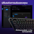 Logitech G515 LIGHTSPEED TKL Wireless Gaming Keyboard คีย์บอร์ดเกมมิ่งไร้สายโครงต่ำ ดีไซน์บางไร้ปุ่มตัวเลข สวิตซ์ Tactile คีย์ TH/EN. 