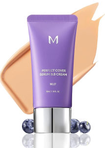 [MISSHA] M Perfect Cover Serum BB Cream (35ml) - Bifida Ferment Lysate Serum-Infused BB Cream for Anti-Aging Skin Rejuvenation Skin Tint Tinted Moisturizer Skin Care Foundation MakeupSuperfood ComplexGlass Skin CardiBB OGBB PurpleBB
